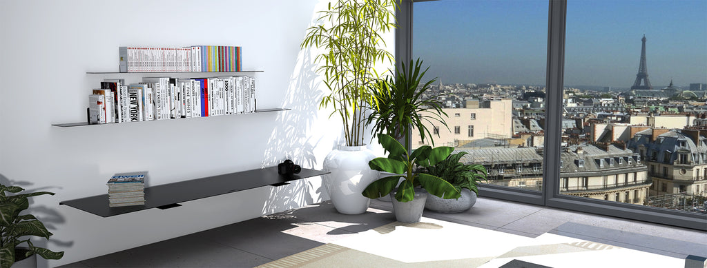 transprofil etagere contemporaine en metal