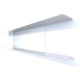 etagere dvd 1 m blanche