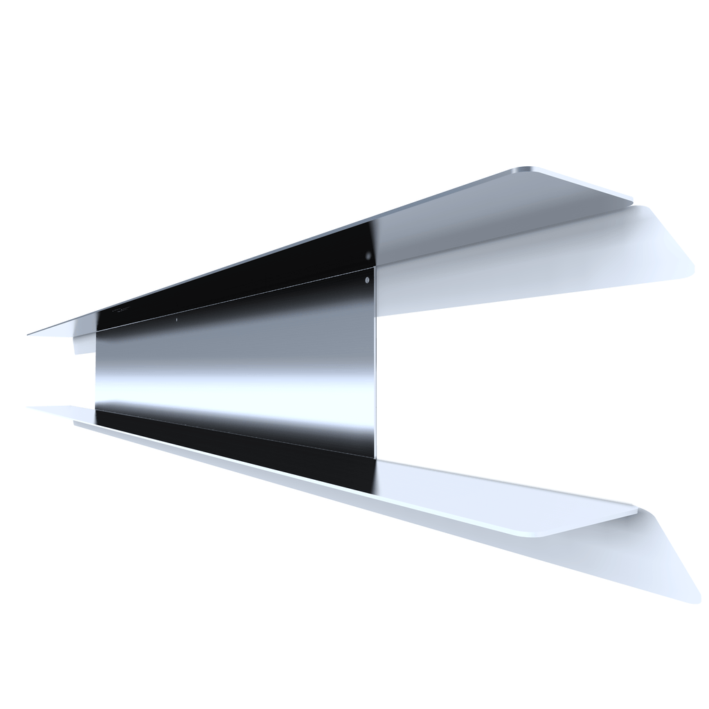 tablette murale inox