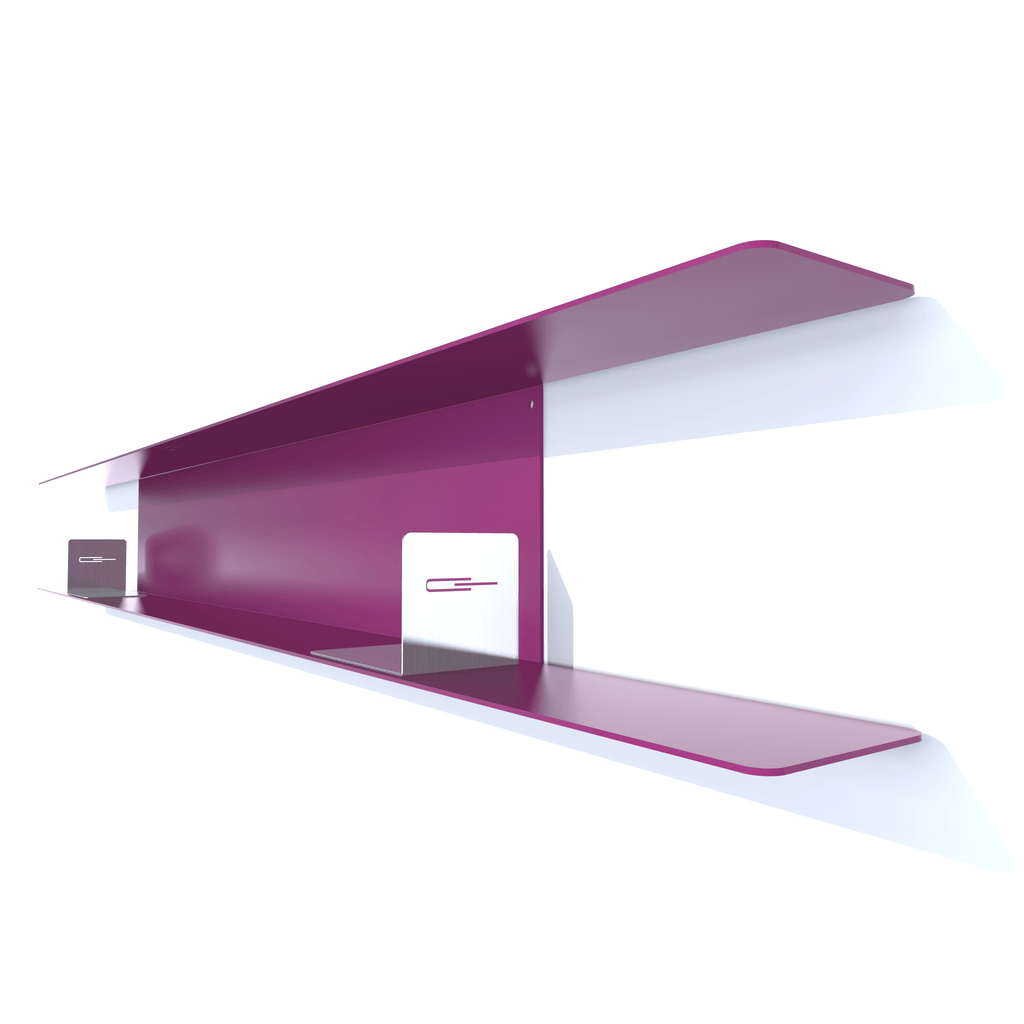 etagere murale metal blu-ray de 160 cm