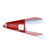 etagere murale metal CD