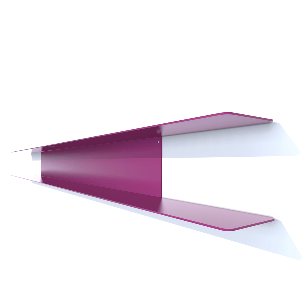 etagere murale metal CD de 150 cm