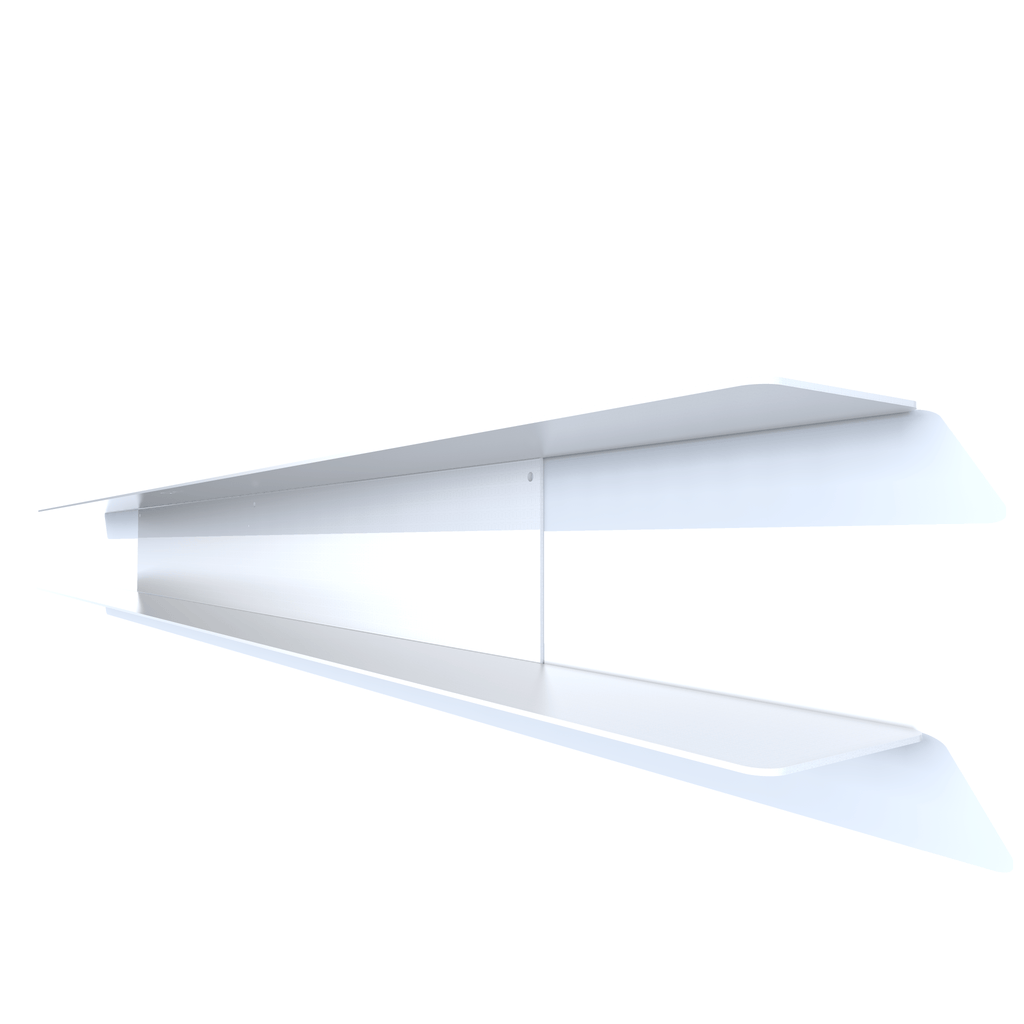 etagere murale metal CD de 160 cm