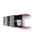 etagere contemporaine en metal pour CD