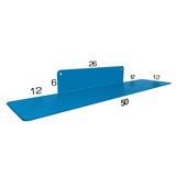 etagere petits livres bleue