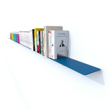 etagère petits livres bleue
