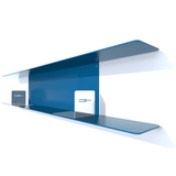 tablette murale metal blu-ray de 100 cm