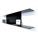 tablette murale metal blu-ray de 140 cm