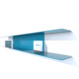 etagere contemporaine en metal pour CD