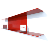 etagere murale metal DVD