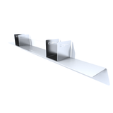 tablettes murales metal petits livres de 130 cm