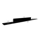 etagere 1m noire