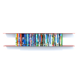 etagere dvd rouge