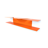 etagere murale vinyle orange