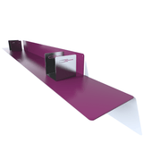 tablette murale metal grands livres de 170 cm