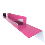 tablette murale metal grands livres de 180 cm