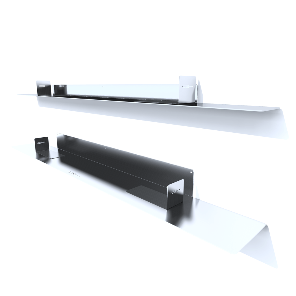 etagere murale en acier inoxydable