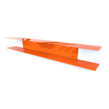 etagere contemporaine vinyle orange