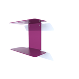 vide-poches mural double violet