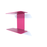 vide-poches mural double rose