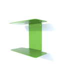 vide-poches mural double vert