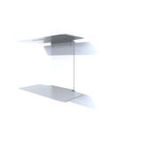 vide-poches mural double blanc
