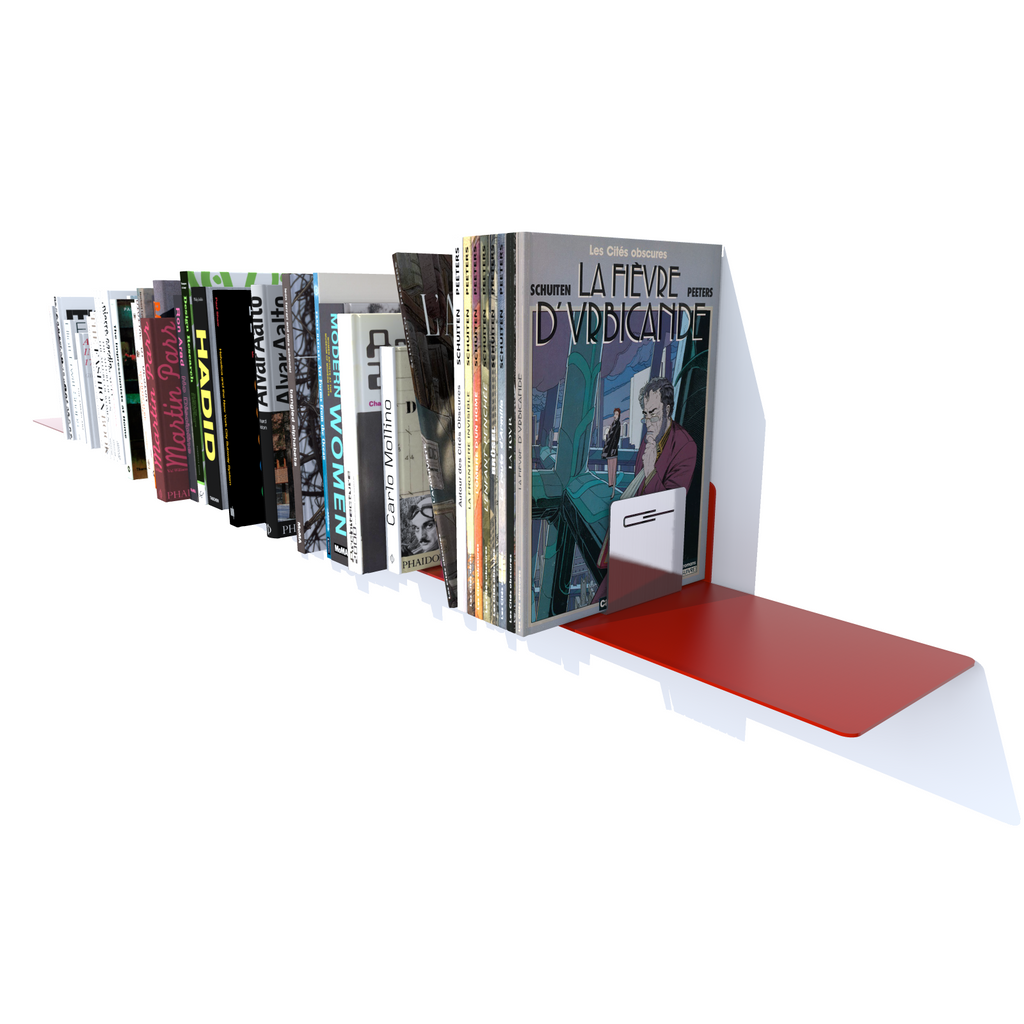 🗸 Étagères murales pour livres de poche et grands livres de 2 à 2,40 m –  Transprofil - France