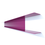 etagere murale metal blu-ray de 200 cm violet