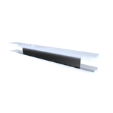 etagere moderne vinyle acier inoxydable