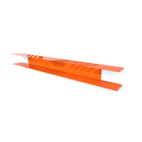 etagere moderne vinyle orange