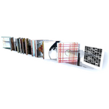etagere murale en metal pour disque vinyle moderne