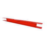 etagere design vinyle rouge
