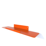 tablette en metal sdb orange