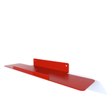 tablette vide-poches mural rouge
