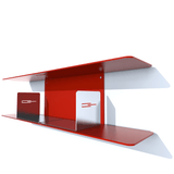 etagere contemporaine en metal pour CD
