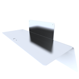etagere murale en acier inoxydable