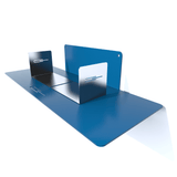 tablettes murales en metal