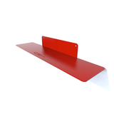 tablette murale rouge