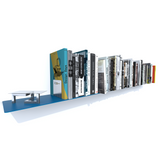 etagere pour livres de poche et grands livres