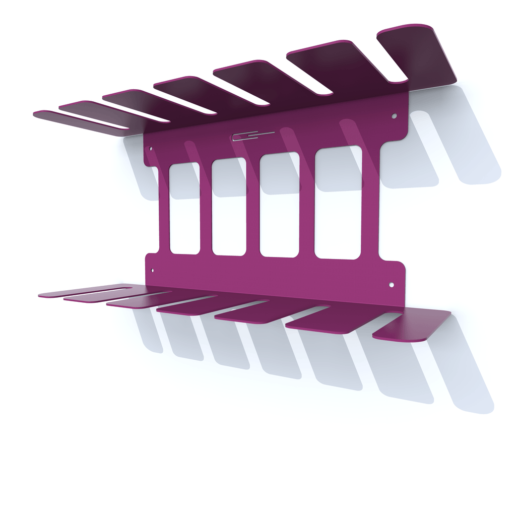 etagere acier inoxydable pour verre